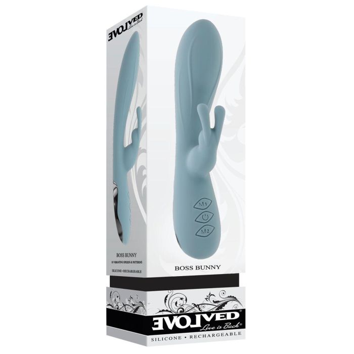 Vibrador Punto G Evolved BOSS BUNNY Verde 9 Vibrador Punto G Evolved BOSS BUNNY Verde 9