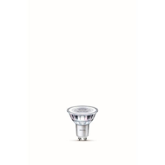 Bombilla gu10 led 4,6 W 390lm 2700k luz calida ø5x5,4cm philips 1