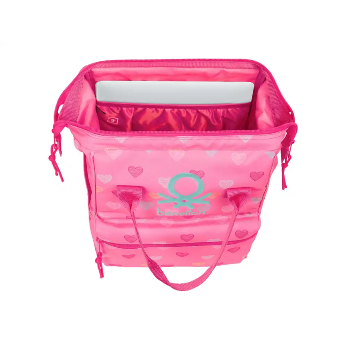 Safta Mochila para Portátil 13" Benetton Heart 400x270x190 mm 3