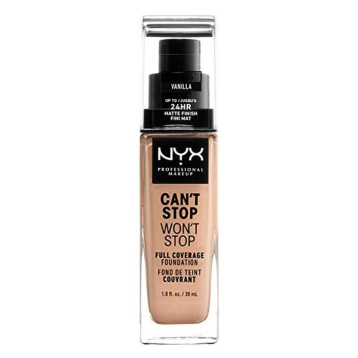 Base de Maquillaje Fluida Can't Stop Won't Stop NYX (30 ml) (30 ml) 22 Base de Maquillaje Fluida Can't Stop Won't Stop NYX (30 ml) (30 ml) 22