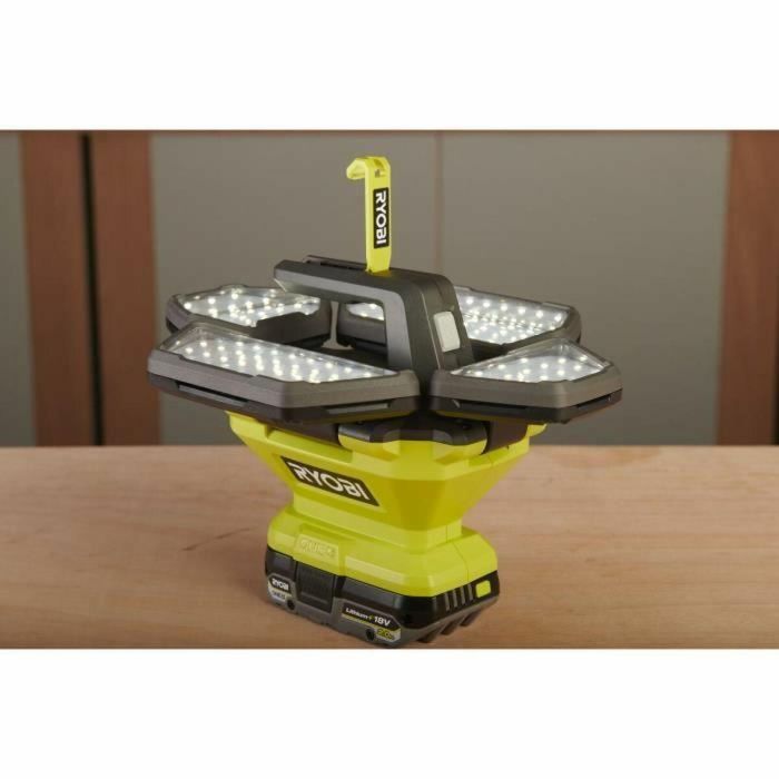 Ryobi RYO4892210239747 Foco LED 360° 18V con 4 paneles de luz y 3 intensidades: 3.500 / 2.000 / 1.000 / 500 lúmenes 5 Ryobi RYO4892210239747 Foco LED 360° 18V con 4 paneles de luz y 3 intensidades: 3.500 / 2.000 / 1.000 / 500 lúmenes 5