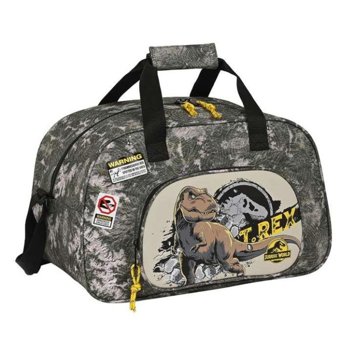 Bolsa de Deporte Jurassic World Warning Gris 40 x 24 x 23 cm Bolsa de Deporte Jurassic World Warning Gris 40 x 24 x 23 cm