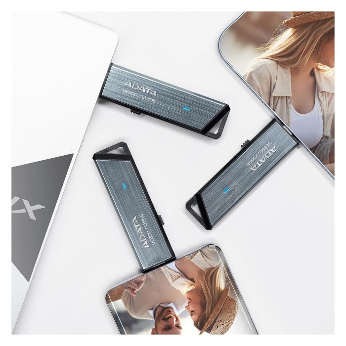 Memoria USB Adata ELITE UE800 2 TB Plateado 5