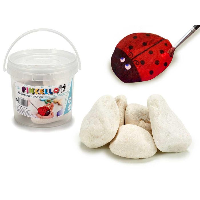 Bote Piedras para Colorear 1 Kg - Pincello - 12x10x12 cm (12 Unidades) Bote Piedras para Colorear 1 Kg - Pincello - 12x10x12 cm (12 Unidades)