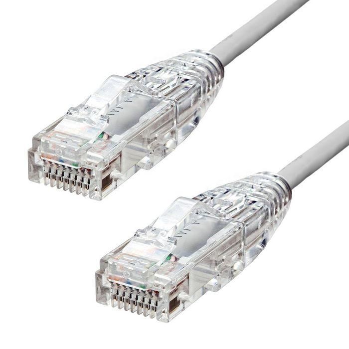 ProXtend Cable Ethernet UTP CAT6A Delgado 12.5m Gris