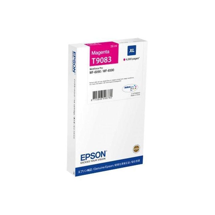 Epson Workforce Pro Wf-6090Dw - Workforce Pro Wf-6590Dwf Cartucho De Tinta Magenta XL C13T90834N Epson Workforce Pro Wf-6090Dw - Workforce Pro Wf-6590Dwf Cartucho De Tinta Magenta XL C13T90834N