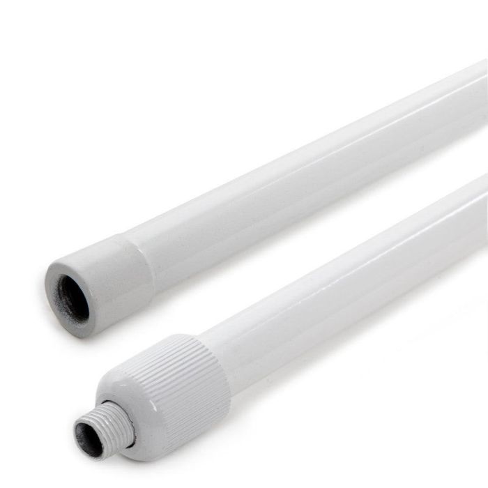 Barra Suspensión Extensible Carril Focos LED 50 ► 100Cm - Blanco 1 Barra Suspensión Extensible Carril Focos LED 50 ► 100Cm - Blanco 1