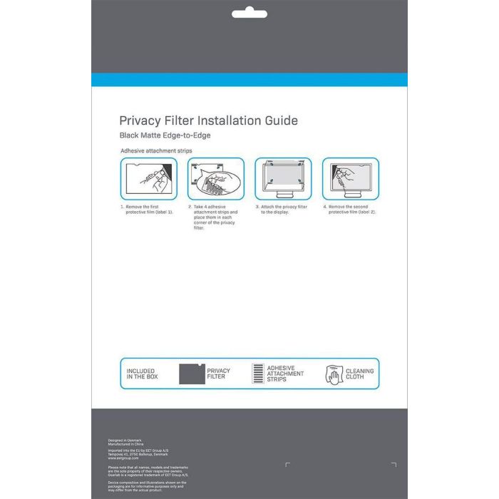 eSTUFF Edge Privacy Filter 13.3" 16:9 2 eSTUFF Edge Privacy Filter 13.3" 16:9 2