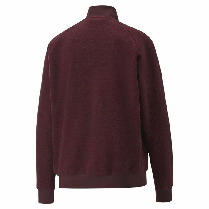 Chaqueta Deportiva para Mujer Puma Fit Sherpa Rojo Oscuro XS 4