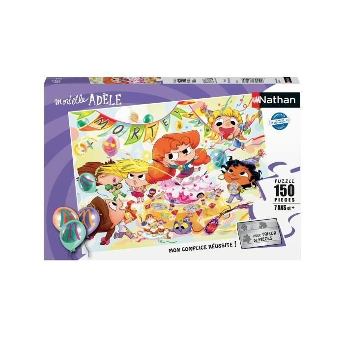 Nathan NAT1696547212600 Puzzle Mortelle Adèle Cumpleaños Mortel 150 Piezas Dibujos Animados Infantil Nathan NAT1696547212600 Puzzle Mortelle Adèle Cumpleaños Mortel 150 Piezas Dibujos Animados Infantil