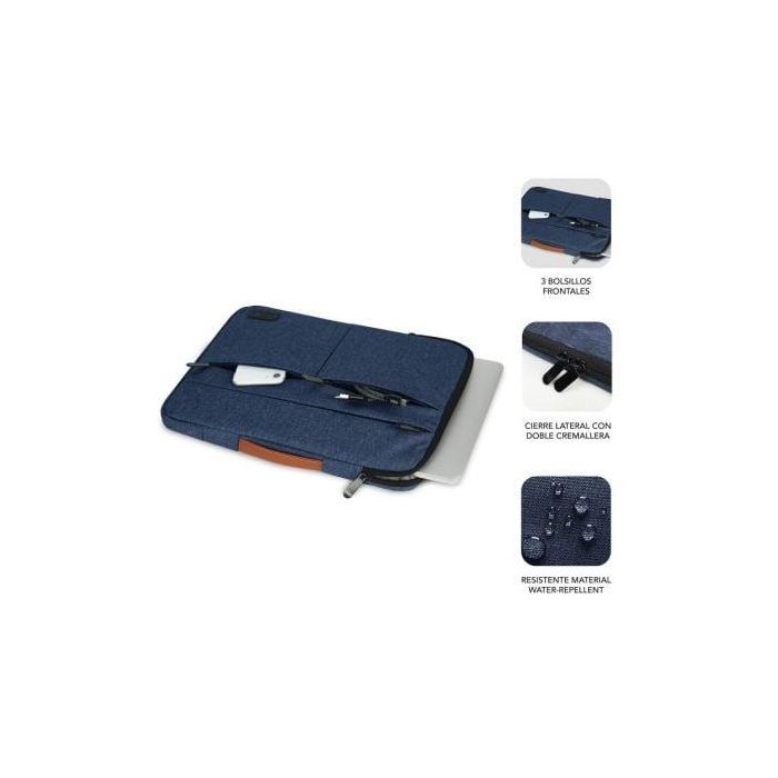 SUBBLIM Maletin Air Padding 360 Sleeve 13,3-14" Blue 1 SUBBLIM Maletin Air Padding 360 Sleeve 13,3-14" Blue 1