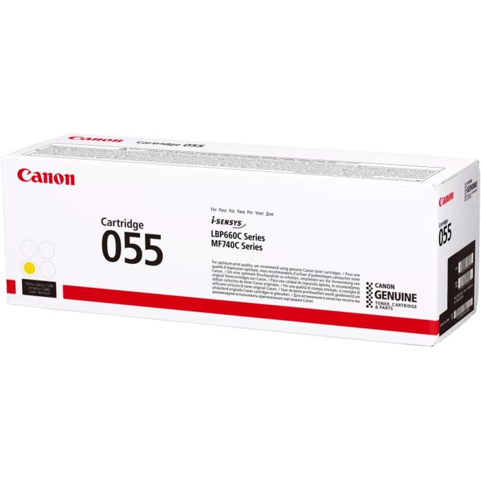 Canon Toner Amarillo i-Sensys LBP664Cx 663Cdw MF744Cdw 742Cdw 746Cx - 055Y 2 Canon Toner Amarillo i-Sensys LBP664Cx 663Cdw MF744Cdw 742Cdw 746Cx - 055Y 2