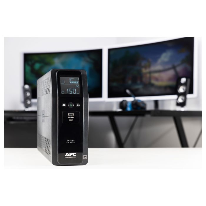 APC Back-UPS Pro BR1600SI SAI 960W 1600VA Line Interactive AVR LCD