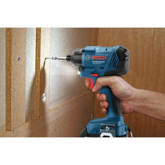 Atornillador de impacto inalámbrico BOSCH PROFESSIONAL 18V GDR 18V-160 Solo Click & Go, L-Boxx 2