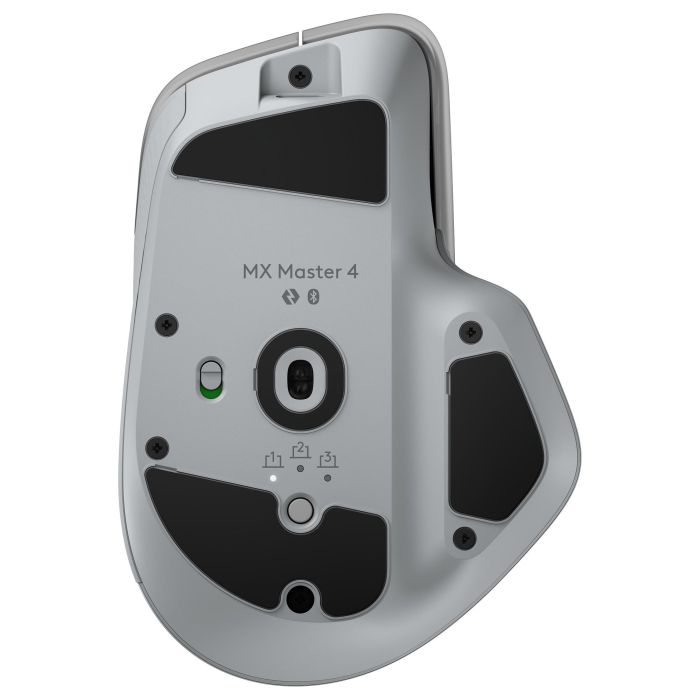 Logitech MX MASTER 4 Ratón Inalámbrico Ergonómico PALE GRAY, Respuesta Háptica, Carga USB-C, Bluetooth, 8000 DPI 6