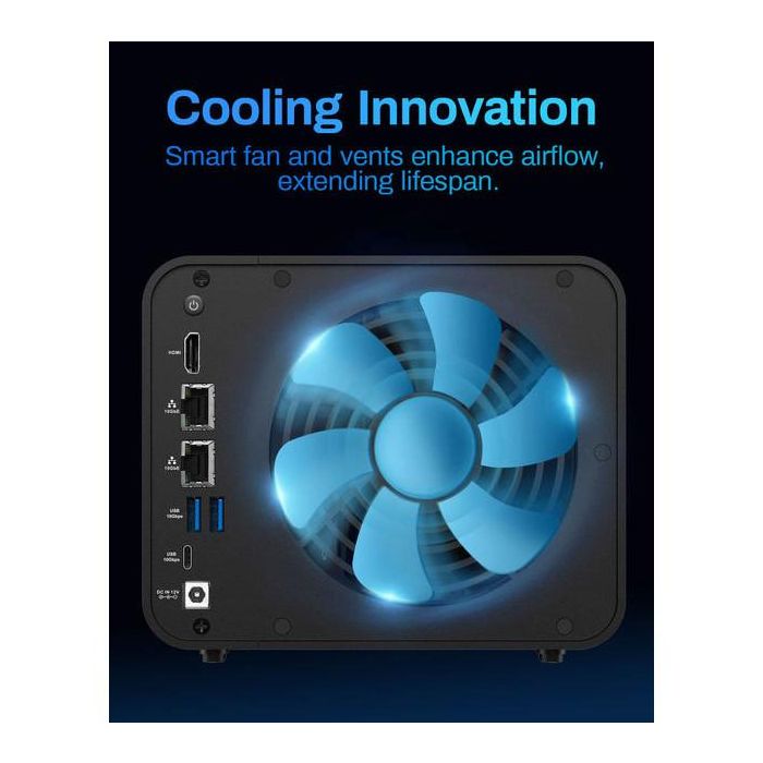 TERRAMASTER F4-424MAX 4bay NAS.10-CoreCPU.16GB DDR5.Diskless 4 TERRAMASTER F4-424MAX 4bay NAS.10-CoreCPU.16GB DDR5.Diskless 4