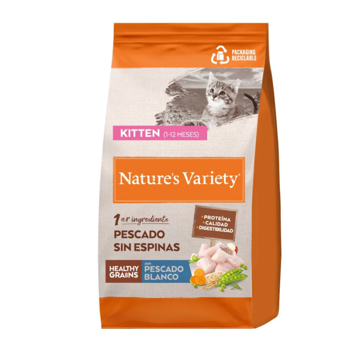 Nature'S Variety Cat Healthy Grain Kitten Pescado 3 kg