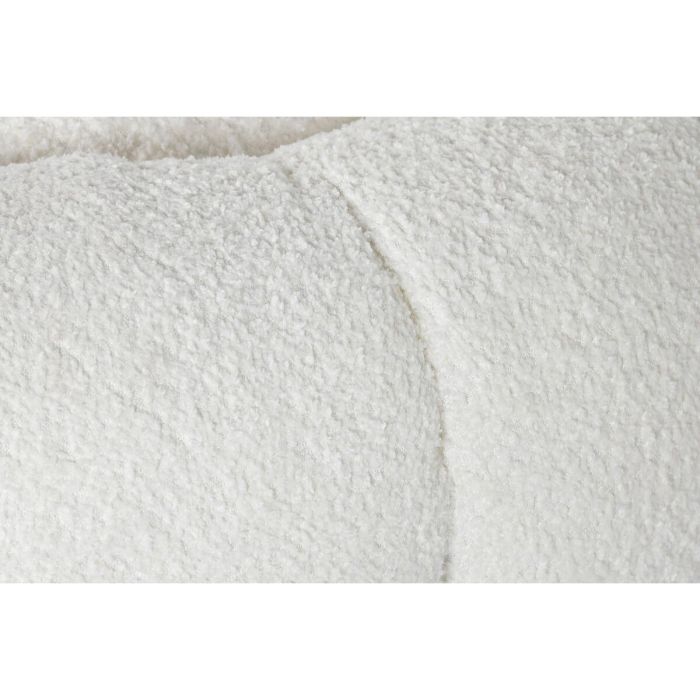 DKD Home Decor Reposapies Moderno Blanco Dorado 65x65x35 cm Poliéster y Metal 2 DKD Home Decor Reposapies Moderno Blanco Dorado 65x65x35 cm Poliéster y Metal 2