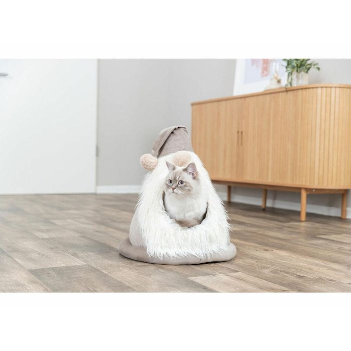 Cama para Gato Trixie Beige Ø 45 x 47 cm Navidad Gnomo 4 Cama para Gato Trixie Beige Ø 45 x 47 cm Navidad Gnomo 4