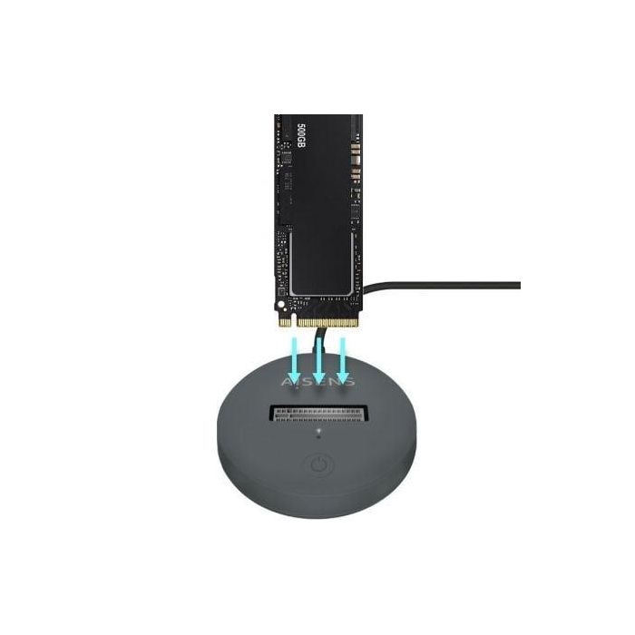 AISENS - USB-C DOCK M.2 (NGFF) ASUC-M2D014-GR SATA/NVME A USB3.1 GEN2, GRIS 3 AISENS - USB-C DOCK M.2 (NGFF) ASUC-M2D014-GR SATA/NVME A USB3.1 GEN2, GRIS 3