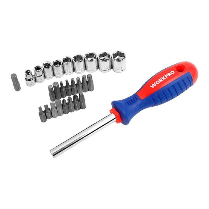 Destornilladores con soporte, juego de 45 piezas 2