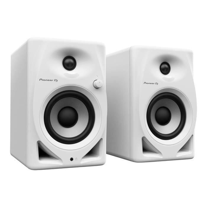 Pioneer DJ DM-40D-W - Altavoces de Monitorización Bass Reflex 2x19W, Modo DJ o Producción, Blanco 0 Pioneer DJ DM-40D-W - Altavoces de Monitorización Bass Reflex 2x19W, Modo DJ o Producción, Blanco 0