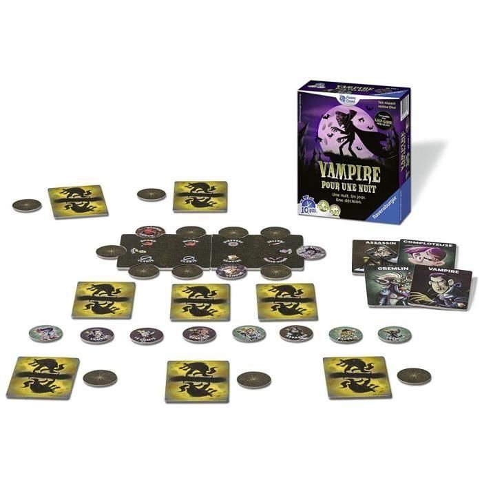 Juego de rol - RAVENSBURGER - Vampiro por una noche - 10 años - 30 min - Negro 1 Juego de rol - RAVENSBURGER - Vampiro por una noche - 10 años - 30 min - Negro 1
