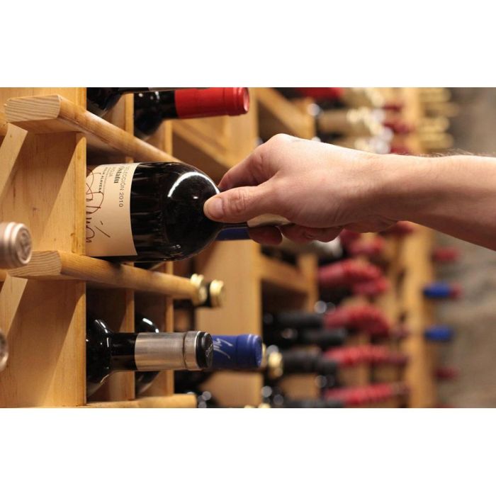 Astigarraga Botellero Rioja Evolutivo Pino Macizo para 36 Botellas 75x22x75 cm 1