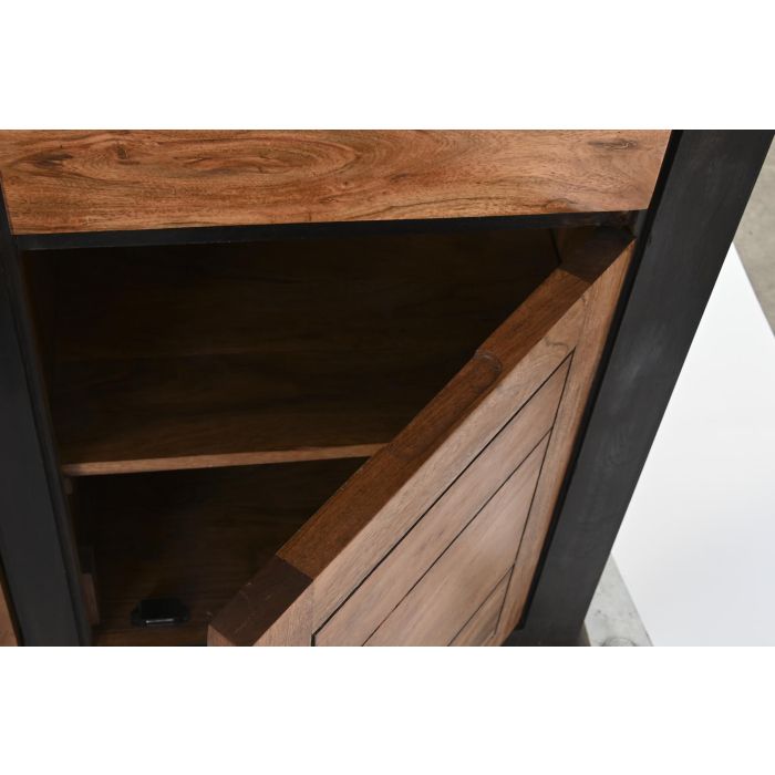 Buffet DKD Home Decor Negro Negro 45 x 86 x 200 cm 5 Buffet DKD Home Decor Negro Negro 45 x 86 x 200 cm 5
