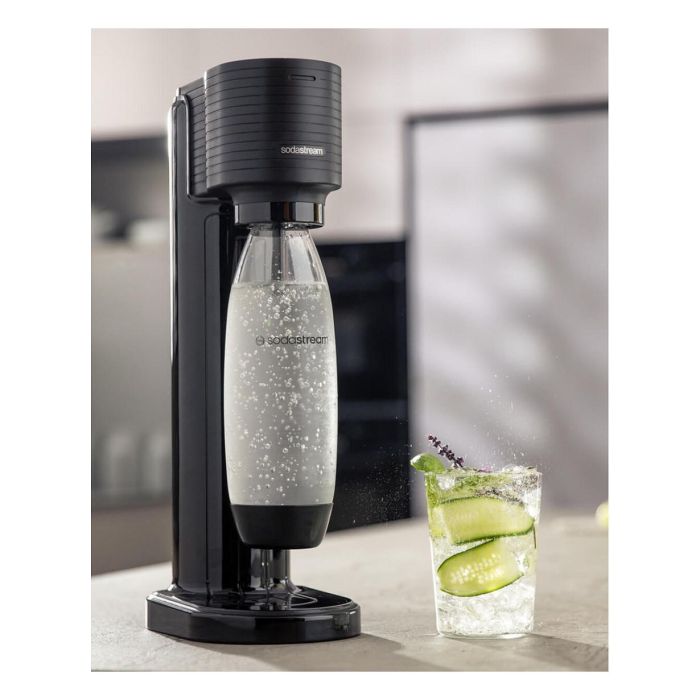 SodaStream GAIA Carbonatadora Negro Fácil de Usar Incluye Botella de Carbonatación 2