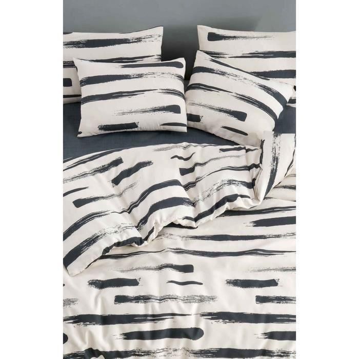 Juego de Cama ASI8684283430574 - 1 Funda Nórdica 220x240 cm + 2 Fundas de Almohada 60x60 cm - 65% Algodón, 35% Poliéster - Blanco 3 Juego de Cama ASI8684283430574 - 1 Funda Nórdica 220x240 cm + 2 Fundas de Almohada 60x60 cm - 65% Algodón, 35% Poliéster - Blanco 3