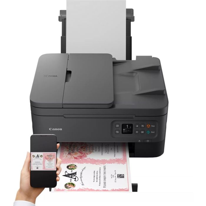 Canon TS7450i Equipo Multifuncion Tinta Wifi Impresora Escaner Copiadora DIN A4 Negro Color 13ppm 2