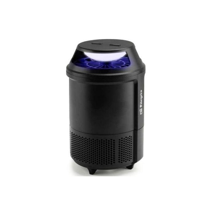 Orbegozo MQ 6000 Atrapainsectos Eléctrico por Succión 40m² con Luz UV y Ventilador Silencioso, Bandeja Lavable