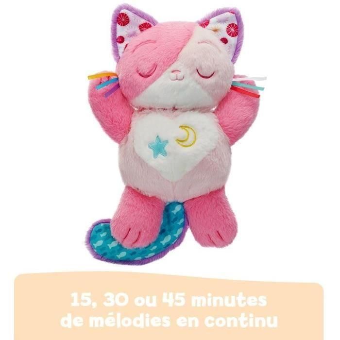 Vtech Baby VTE3417765750557 - Mi Dulce Gatito Nocturno Rosa - Peluche Interactivo para Bebés 1