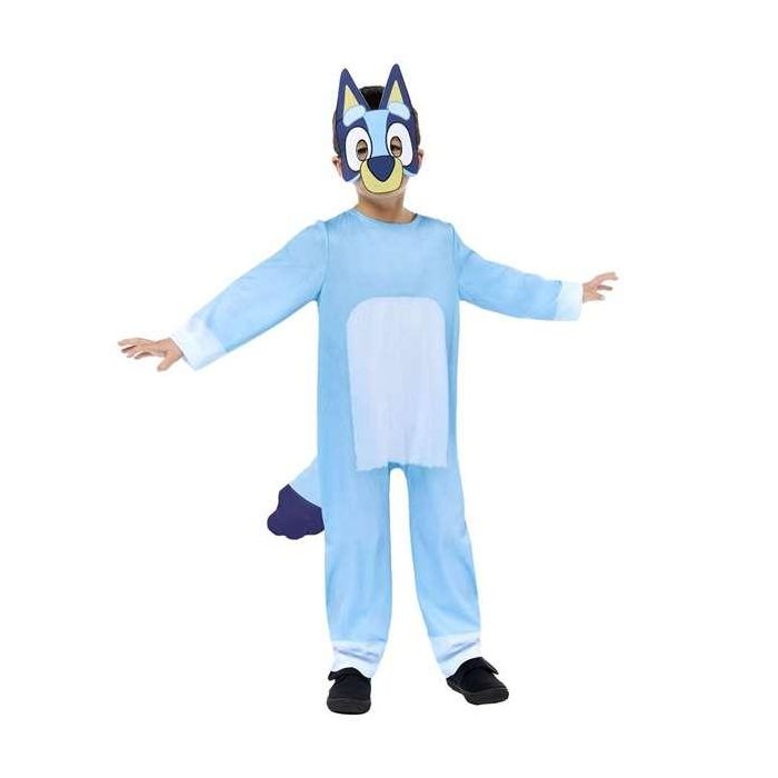 Bluey Disfraz Infantil de Personaje para Niños y Niñas - Talla 6-8 Años, Color Azul 0 Bluey Disfraz Infantil de Personaje para Niños y Niñas - Talla 6-8 Años, Color Azul 0