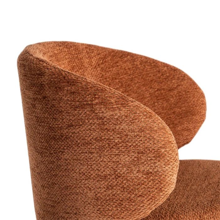 Taburete Terracota Tejido-Metal Salón 46,50 X 46,50 X 90 cm