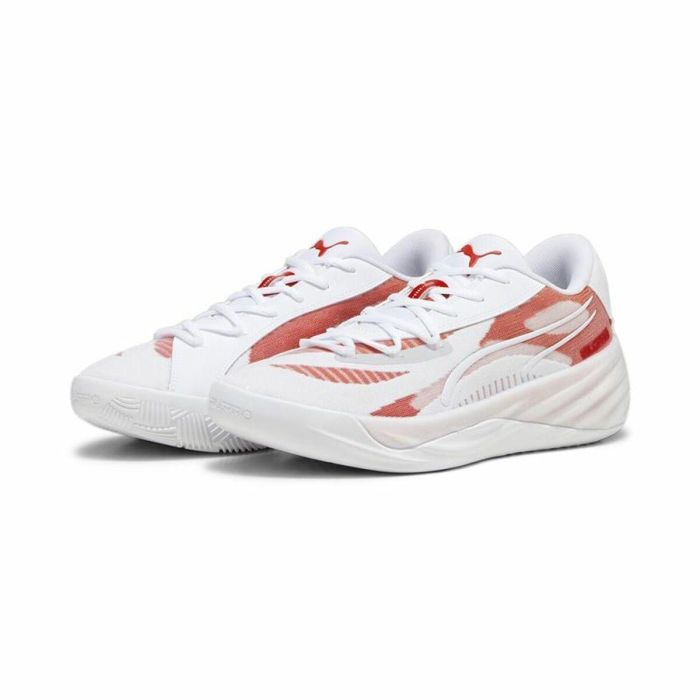 Zapatillas de Baloncesto para Adultos Puma All-Pro Nitroam Blanco 2 Zapatillas de Baloncesto para Adultos Puma All-Pro Nitroam Blanco 2