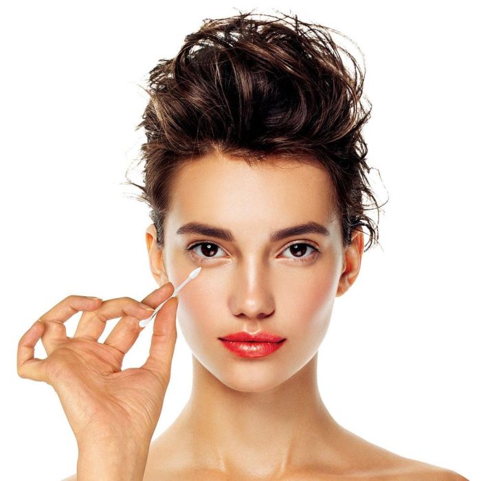 Cosmetic Club Juego De 2 Bastoncillos Maquillaje Silicona Lavable Reutilizables Para Retoques 4