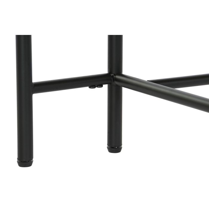 DKD Home Decor Mesa Centro Moderno Negro Marron 90 x 61 x 118 cm Metal MDF Marmol 9