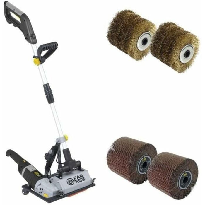 Paquete Fartools Renovador Grande de Pie para Superficie de Suelo + 2 Cepillos de Latón + 2 Cepillos de Alambre Abrasivos 1 Paquete Fartools Renovador Grande de Pie para Superficie de Suelo + 2 Cepillos de Latón + 2 Cepillos de Alambre Abrasivos 1