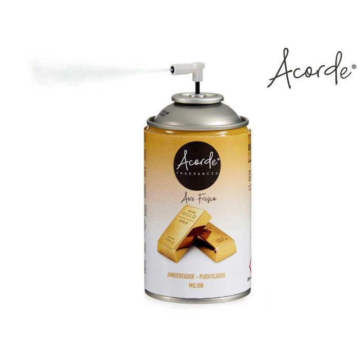 Acorde Recambio Ambientador Aerosol 250 ml Milion 6.5x14.5x6.5cm (Set de 6) 4