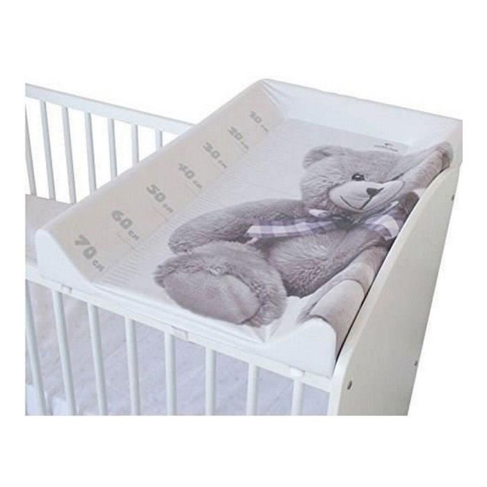 Domiva Cambiador Little Bear con Colchón para Bebé Mixto - PVC Sin Ftalatos, MDF, Espuma PU, Bordes Anticaídas, Fácil Limpieza, 50x80x10 cm 0 Domiva Cambiador Little Bear con Colchón para Bebé Mixto - PVC Sin Ftalatos, MDF, Espuma PU, Bordes Anticaídas, Fácil Limpieza, 50x80x10 cm 0