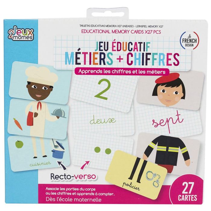 Tarjetas Educativas Jeux 2 momes