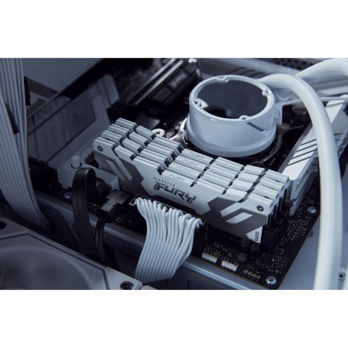 Kingston FURY Renegade White XMP 32GB (2x16GB) DDR5 8000MT/s CL38 Kit de Memoria RAM para PC 7