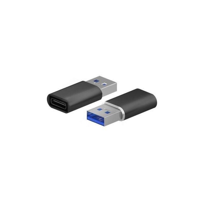 Aisens A108-0678 Mini Adaptador USB 3.2 Gen2 USB-C Hembra a USB-A Macho 10Gbps Carga 3A OTG Negro 1 Aisens A108-0678 Mini Adaptador USB 3.2 Gen2 USB-C Hembra a USB-A Macho 10Gbps Carga 3A OTG Negro 1