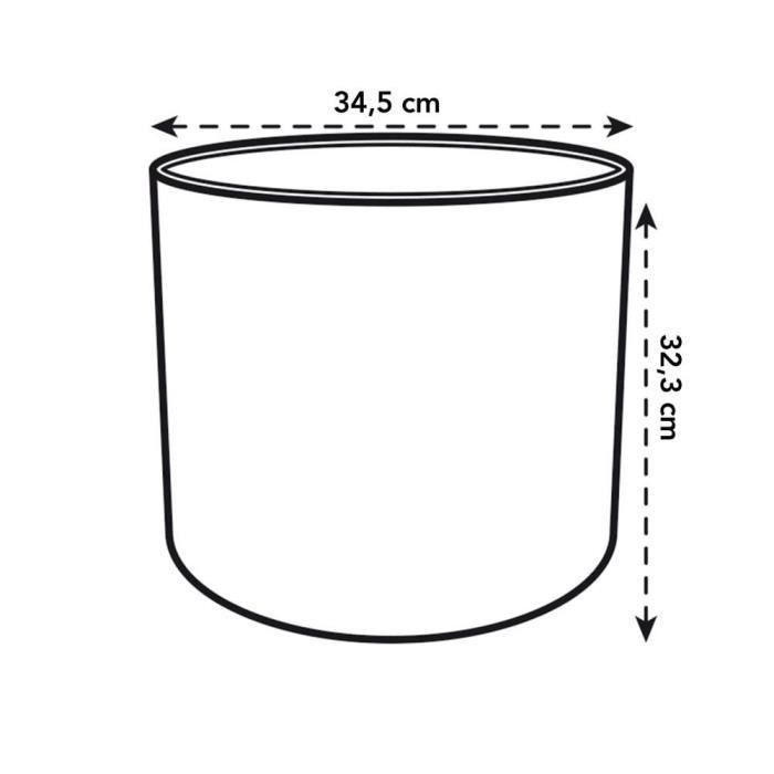 ELHO B.for Maceta Soft Round 35 - Blanco - Ø 35 x H 32 cm - interior - 100% reciclado 3 ELHO B.for Maceta Soft Round 35 - Blanco - Ø 35 x H 32 cm - interior - 100% reciclado 3