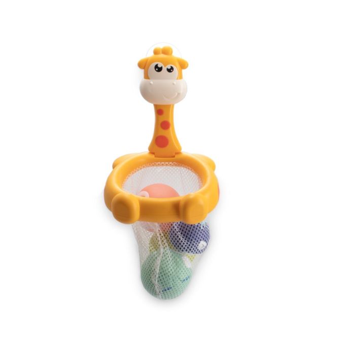 Tachan Canasta Jirafa para el Baño con Ventosas y Pelotas, Juguete para Niños +12 Meses 1