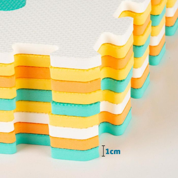 Alfombra de Puzzle Colorbaby Multicolor Plástico EVA 90 x 90 cm Vehículos 9 Piezas (4 Unidades) 4