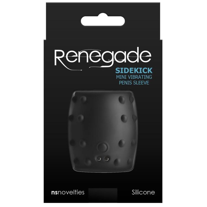 Funda para pene NS Novelties Renegade Negro Ø 4,5 cm 2 Funda para pene NS Novelties Renegade Negro Ø 4,5 cm 2