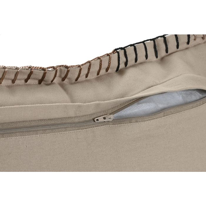 Cojin Tradicional DKD Home Decor Natural 30 x 50 cm (2 Unidades) 3